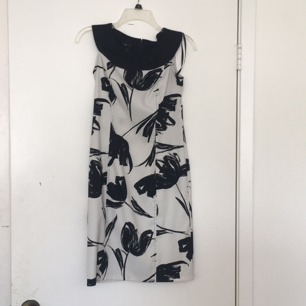 AB Studio Black & White Dress